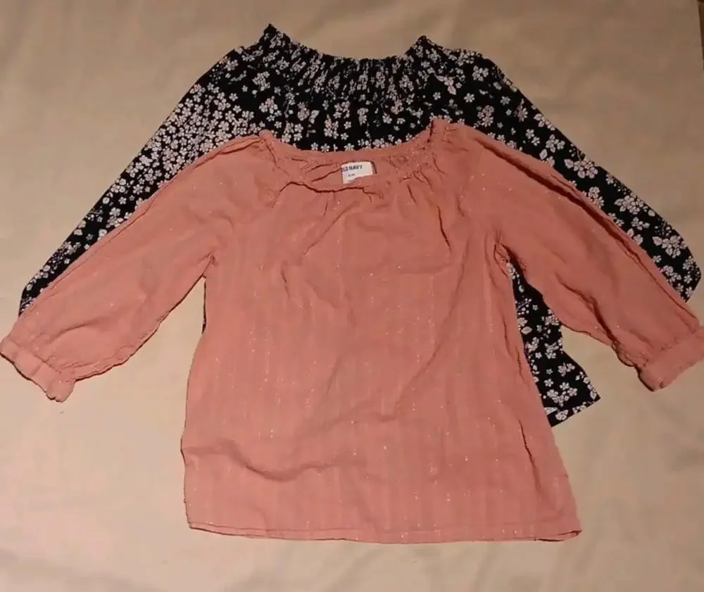 Old Navy Size XL 14 Long Sleeve Shirts Back To School Lot Of 2 Girl’s